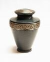 Patina Floral Band Urn